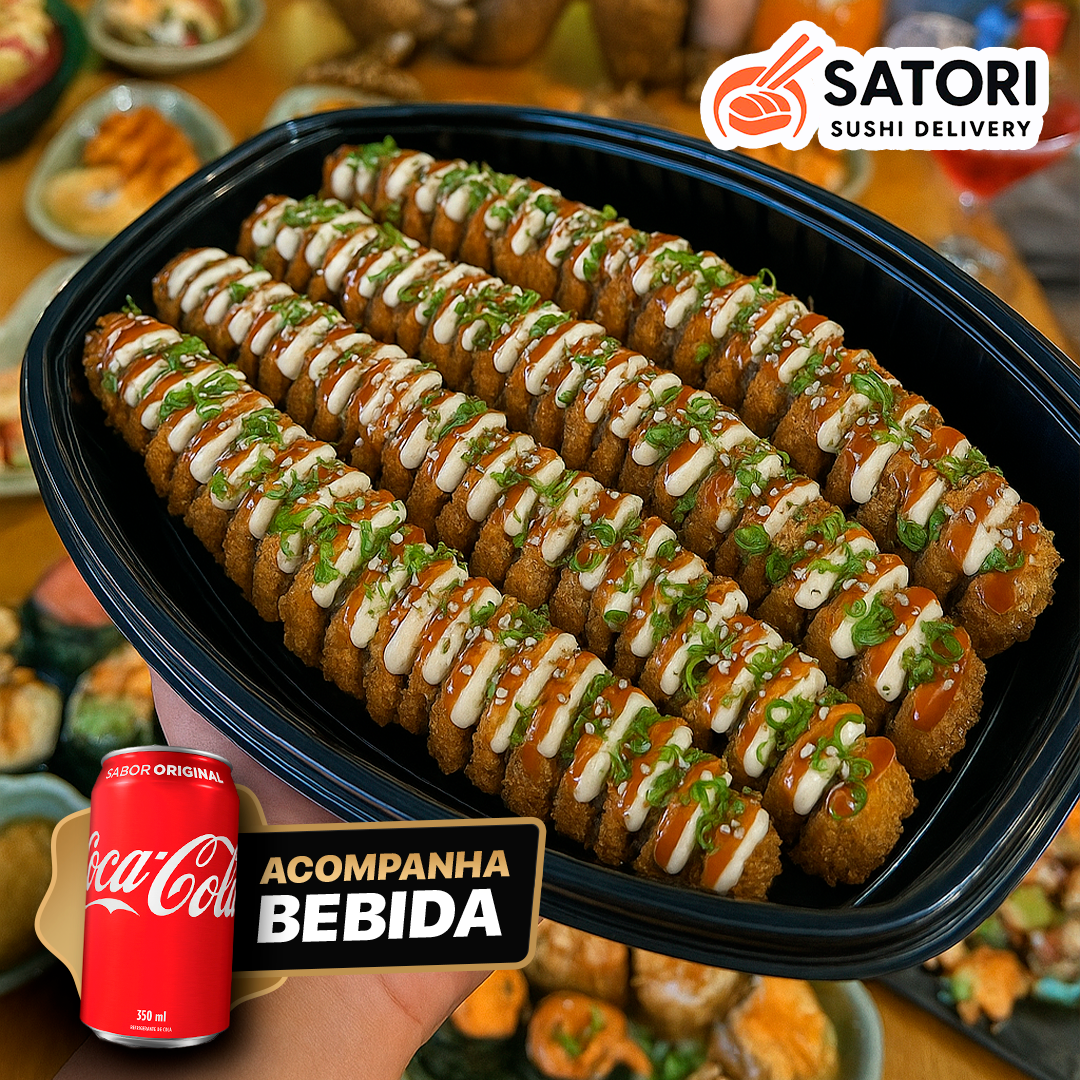 Barca de Hot Rolls + 2 Coca-Colas